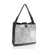 "Journal" Silver Vintage Tote